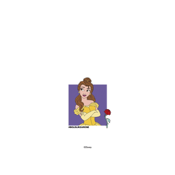 犀牛盾Mod NX手機殼 - iPhone 15 Plus - 【聯名設計款】 - 迪士尼-公主系列 Disney Princess - 公主專屬系列-美女與野獸 貝兒