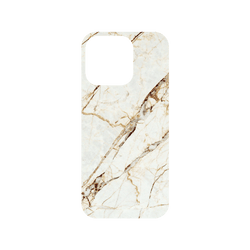 犀牛盾NX系列背板 - iPhone 15 Pro - 【獨家設計款】 - 黃色大理石-奢華金線