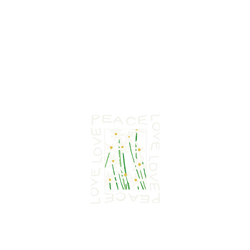 犀牛盾NX系列背板 - iPhone 15 Pro - 【獨家設計款】 - Love & Peace - 雛菊款