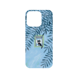 犀牛盾NX系列背板 - iPhone 15 Pro - 【聯名設計款】 - 幾米 Jimmy Liao - 遺失了一隻貓-微風