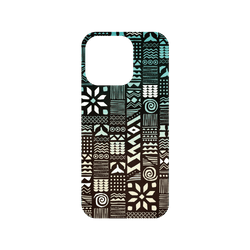 犀牛盾Mod NX手機殼 - iPhone 15 Pro - 【聯名設計款】 - 花生騷 WasangShow - 海人圖騰黑色款