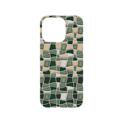 犀牛盾Mod NX手機殼 - iPhone 15 Pro - 【聯名設計款】 - 老屋顏 Old House Face - 馬賽克 - 青草店