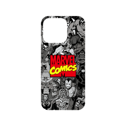 犀牛盾NX系列背板 - iPhone 15 Pro - 【聯名設計款】 - 迪士尼-漫威 Marvel - 漫威英雄-漫畫標誌