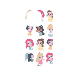 犀牛盾Mod NX手機殼 - iPhone 15 Pro - 【聯名設計款】 - 迪士尼-公主系列 Disney Princess - Q版-迪士尼公主