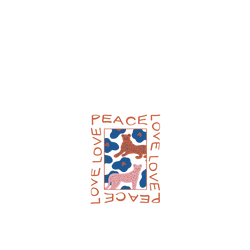 犀牛盾NX系列背板 - iPhone 15 Pro Max - 【獨家設計款】 - Love & Peace - 豹款