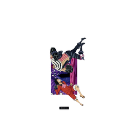 犀牛盾NX系列背板 - iPhone 15 Pro Max - 【聯名設計款】 - 航海王 One Piece - 角色系列-魯夫 vs 卡塔克利