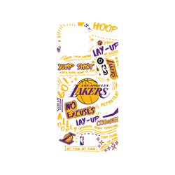 犀牛盾Mod NX (MagSafe 兼容)手機殼 - iPhone 15 Pro Max - NBA - 塗鴉系列-洛杉磯湖人 L.A. Lakers - Graffiti