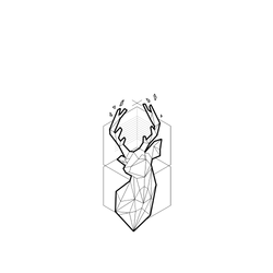 犀牛盾NX系列背板 - iPhone 16 - 【獨家設計款】 - 幾何-北歐系列/黑鹿