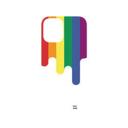 犀牛盾NX系列背板 - iPhone 16 - 【獨家設計款】 - lovewins-彩虹
