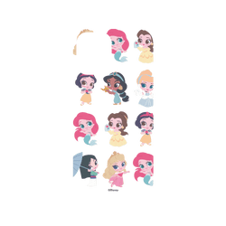 犀牛盾Mod NX手機殼 - iPhone 16 - 【聯名設計款】 - 迪士尼-公主系列 Disney Princess - Q版-迪士尼公主