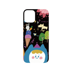 犀牛盾NX系列背板 - iPhone 16 Plus - 【聯名設計款】 - Ning - 黑色