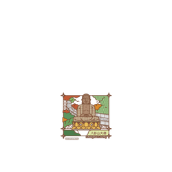 犀牛盾Mod NX (MagSafe 兼容)手機殼 - iPhone 16 Pro - 老屋顏 Old House Face - 插畫旅行-八卦山大佛