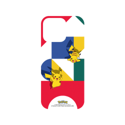 犀牛盾Mod NX (MagSafe 兼容)手機殼 - iPhone 16 Pro - 寶可夢 Pokemon - 皮卡丘與積木-繽紛版