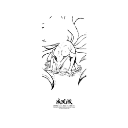 犀牛盾Mod NX (MagSafe 兼容)手機殼 - iPhone 16 Pro - 火影忍者 Naruto - 素描系列-Kurama