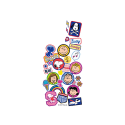 犀牛盾NX系列背板 - iPhone 16 Pro - 【聯名設計款】 - Snoopy 史努比 - Sticker-角色集合2