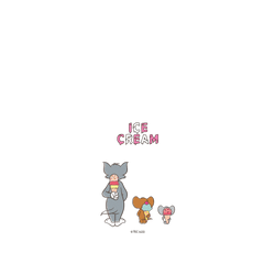 犀牛盾NX (MagSafe 兼容)背板 - iPhone 16 Pro - 【聯名設計款】 - 湯姆貓與傑利鼠 Tom and Jerry - Ice Cream