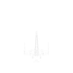 犀牛盾Mod NX手機殼 - iPhone 16 Pro Max - 【聯名設計款】 - 迪士尼-星際大戰 Star Wars - X戰機-線條白
