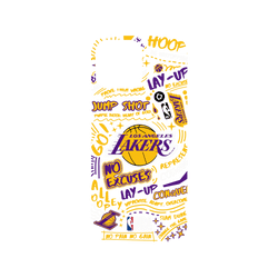犀牛盾Mod NX (MagSafe 兼容)手機殼 - iPhone 16 Pro Max - NBA - 塗鴉系列-洛杉磯湖人 L.A. Lakers - Graffiti