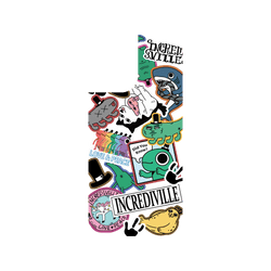 犀牛盾Mod NX手機殼 - iPhone 17 - 【聯名設計款】 - 怪奇事物所 Incrediville - 怪奇貼紙簿