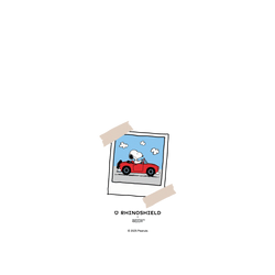 犀牛盾Mod NX (MagSafe 兼容)手機殼 - iPhone 17 - Snoopy 史努比 - 拍立得-一起去兜風