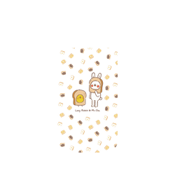 犀牛盾Mod NX手機殼 - iPhone Air - 【聯名設計款】 - 懶散兔與啾先生 Lazy Rabbit and Mr.Chu - 麵包