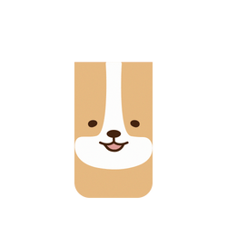 犀牛盾NX (MagSafe 兼容)背板 - iPhone Air - 【聯名設計款】 - 柴語錄 Shiba Says - 阿吉大臉(直)
