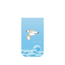 犀牛盾NX (MagSafe 兼容)背板 - iPhone Air - 【聯名設計款】 - 柴語錄 Shiba Says - 海浪版