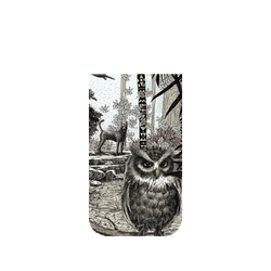 犀牛盾NX系列背板 - iPhone Air - 【聯名設計款】 - 花生騷有限公司 - 守護森林之貓頭鷹款
