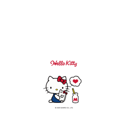 犀牛盾NX (MagSafe 兼容)背板 - iPhone Air - 【聯名設計款】 - Hello Kitty - 打電話