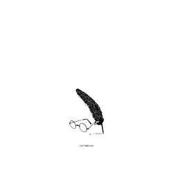 犀牛盾Mod NX手機殼 - iPhone Air - Harry Potter - 羽毛筆和眼鏡
