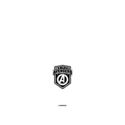 犀牛盾Mod NX手機殼 - iPhone Air - 【聯名設計款】 - 迪士尼-漫威 Marvel - 漫威英雄-復仇者聯盟 標誌黑白版