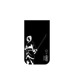 犀牛盾NX系列背板 - iPhone Air - 【聯名設計款】 - 火影忍者 Naruto - 黑白線稿-宇智波佐助
