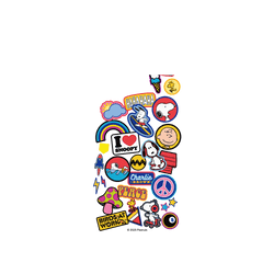 犀牛盾Mod NX手機殼 - iPhone Air - 【聯名設計款】 - Snoopy 史努比 - Sticker-角色集合1