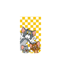 犀牛盾NX系列背板 - iPhone Air - 【聯名設計款】 - 湯姆貓與傑利鼠 Tom and Jerry - 大臉貼窗