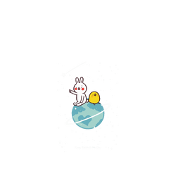 犀牛盾Mod NX手機殼 - iPhone 17 Pro - 【聯名設計款】 - 懶散兔與啾先生 Lazy Rabbit and Mr.Chu - 小宇宙