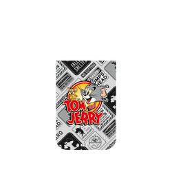 犀牛盾NX系列背板 - iPhone 17 Pro - 【聯名設計款】 - 湯姆貓與傑利鼠 Tom and Jerry - 貼紙系列 - 復古LOGO