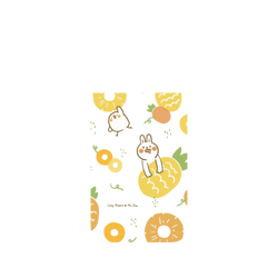 犀牛盾NX系列背板 - iPhone 17 Pro Max - 【聯名設計款】 - 懶散兔與啾先生 Lazy Rabbit and Mr.Chu - 鳳梨