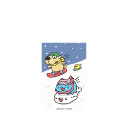 犀牛盾Mod NX手機殼 - iPhone 17 Pro Max - 【聯名設計款】 - 貓貓蟲咖波 Bugcat Capoo - 滑雪趣