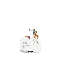 犀牛盾Mod NX (MagSafe 兼容)手機殼 - iPhone 17 Pro Max - 航海王 One Piece - 角色系列-雷雲宙斯與娜美
