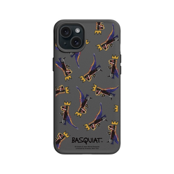 iPhone 15 Plus SolidX  巴斯奇亞 Jean-Michel Basquiat 小恐龍-拼貼款