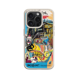 iPhone 15 Pro SolidX  巴斯奇亞 Jean-Michel Basquiat 骷顱頭