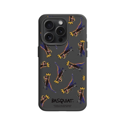 iPhone 15 Pro SolidX  巴斯奇亞 Jean-Michel Basquiat 小恐龍-拼貼款