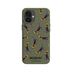 iPhone 16 Plus SolidX  巴斯奇亞 Jean-Michel Basquiat 小恐龍-拼貼款