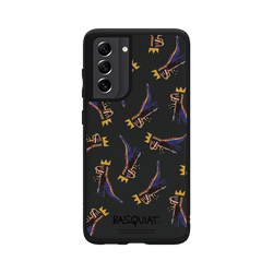 Galaxy S21 FE SolidSuit  巴斯奇亞 Jean-Michel Basquiat 小恐龍-拼貼款