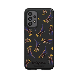 Galaxy A73 SolidSuit  巴斯奇亞 Jean-Michel Basquiat 小恐龍-拼貼款