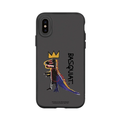 iPhone X SolidSuit  巴斯奇亞 Jean-Michel Basquiat 小恐龍