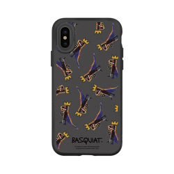 iPhone X SolidSuit  巴斯奇亞 Jean-Michel Basquiat 小恐龍-拼貼款