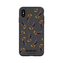 iPhone XS Max SolidSuit  巴斯奇亞 Jean-Michel Basquiat 小恐龍-拼貼款
