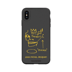iPhone XS Max SolidSuit  巴斯奇亞 Jean-Michel Basquiat 邪惡思想