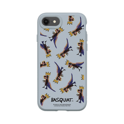 iPhone 7 / 8 / SE / SE2 SolidSuit  巴斯奇亞 Jean-Michel Basquiat 小恐龍-拼貼款